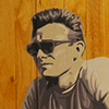 James On A Wall